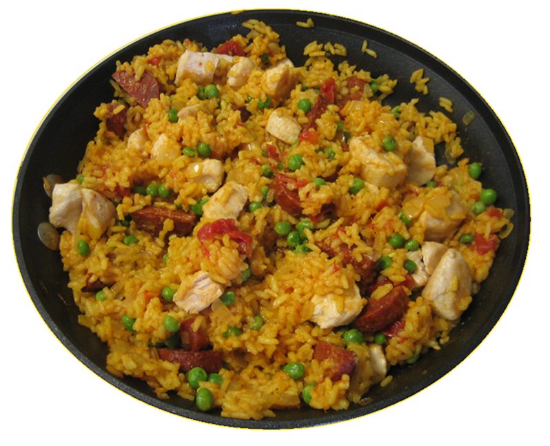 A Plate of Paella